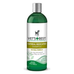 VET'S BEST Oatmeal Medicated Shampoo - Шампунь для собак з сухою шкірою